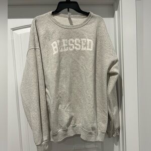 Jerzees Light Gray Nubblend Sweatshirt